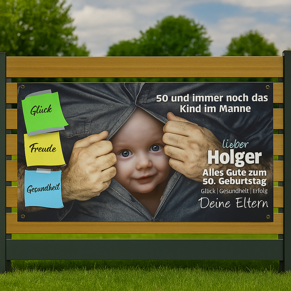 banner-50-geburtstag-geburtstagsbanner Banner zum Geburtstag – individuell gestalten mit Zahl, Text & Bild