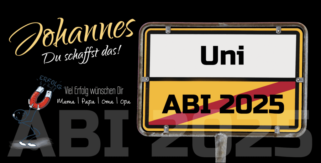 abibanner-abiposter-uni-abiplakat Abibanner drucken zum individuellen anpassen mit Ende Abi und Anfang Uni