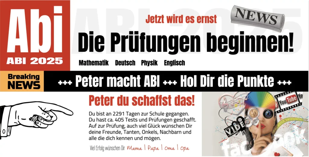 abiplakat-abibanner-bild-abi-banner-drucken Abi Banner als Bildzeitung mit der Möglichkeit zum individuellen anpassen und online gestalten.