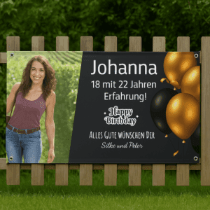 Geburtstags-Poster zum 40 Geburtstag – individuell gestalten mit Text