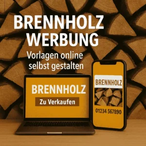 Brennholzbanner Online gestalten