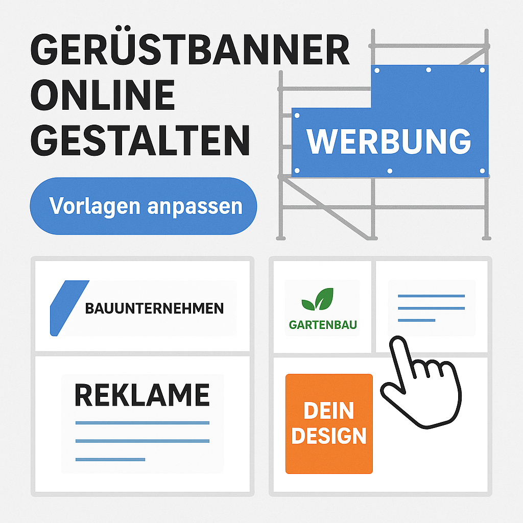 Gerüstbanner Online gestalten